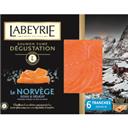 Labeyrie Dégustation - Saumon fumé Le Norvège la barquette de 6 tranches - 240 g
