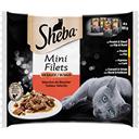 Sheba Mini filets en sauce sélection du boucher pour chat les 4 sachets de 85 g