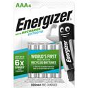 Energizer Exteme - Piles rechargeables AAA HR03 les 4 piles