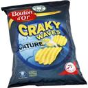 Bouton d'Or Craky Waves - Chips nature le paquet de 120 g