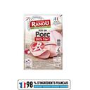 Monique Ranou Rôti de porc Label Rouge la barquette de 4 tranches - 160 g