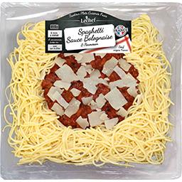 Lechef Spaghetti à la bolognaise la barquette de 900 g