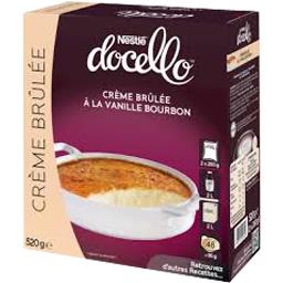Nestlé Docello - Préparation pour crème brûlée à la vanille les 2 sachets de 260 g