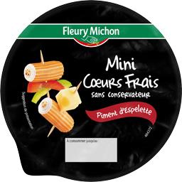 Fleury Michon Mini cœurs frais fromage piment d’Espelette la barquette de 130 g