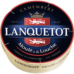 Camembert moulé à la louche, la boîte Camembert moulé à la louche, la boîte,LANQUETOT,la boîte de 250g