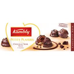 Kambly Biscuits Petits Plaisirs chocolat noir truffé le paquet de 100 g