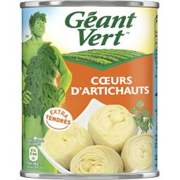 Cœurs d'artichauts Cœurs d'artichauts,GEANT VERT,la boite de 400g