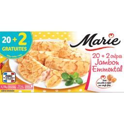 Crêpes jambon emmental Crêpes jambon emmental,MARIE,les 22 crêpes de 50 g