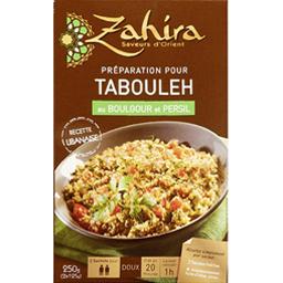 Preparation pour taboulé Preparation pour taboulé,Zahira,la BOITE DE 250 Gr