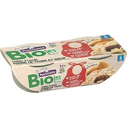 Bio Pommette Chou-fleur pomme de terre et bœuf BIO, dès 8 mois les 2 bols de 200 g