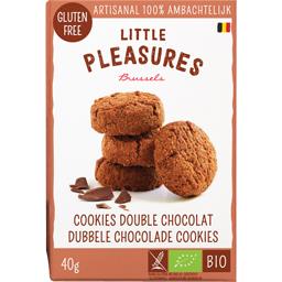 Little Pleasures Cookies double chocolat BIO la boite de 40 g