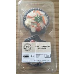 Coquille surimi, les 2 coquilles de 150 g Coquille surimi, les 2 coquilles de 150 g,,les 2 coquilles de 150 g