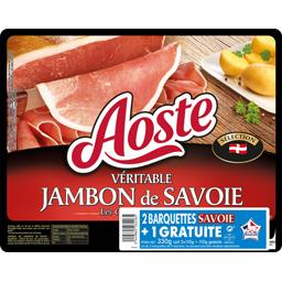 Aoste Véritable jambon de Savoie les 2 barquettes de 110 g