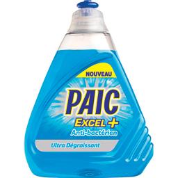 Liquide vaisselle ultra dégraissant Anti Bactérien - Excel+ Liquide vaisselle ultra dégraissant Anti Bactérien - Excel+,PAIC,le flacon de 500ml