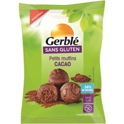 Gerblé Sans Gluten - Petits muffins cacao le paquet de 7 - 210 g