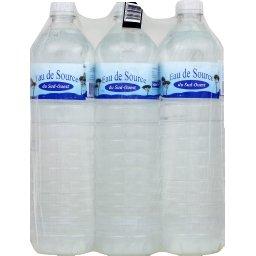 Eau de source du sud-ouest Eau de source du sud-ouest,INTERMARCHE,le pack de 6 bouteilles - 1.5 L