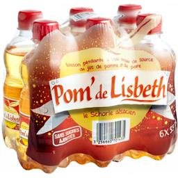 Boiss.gaz.eau de source pomme/poire Pom'de Lisbeth pet 33cl
