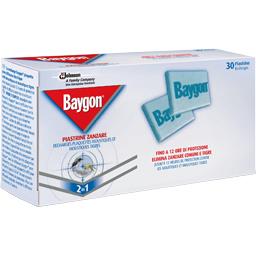 Baygon Recharges plaquettes anti-moustiques et moustiques tigres les 30 plaquettes de 0,635 g