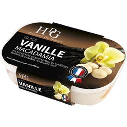 Histoires de glaces Glace vanille macadamia le bac de 485 g