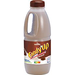 Candy'up, boisson lactée chocolatée stérilisée UHT, la bouteille Candy'up, boisson lactée chocolatée stérilisée UHT, la bouteille,CANDIA,la bouteille de 1l