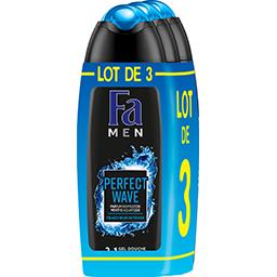 Fa Men - Gel douche Perfect Wave parfum menthe aquatiqu... le flacons de 250 ml