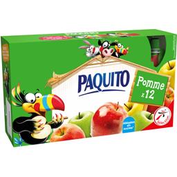 Compote de pomme allégée en sucre, Pocket Compote de pomme allégée en sucre, Pocket,SOLAYA,les 12 gourdes de 90g