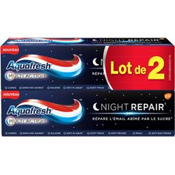 Aquafresh dentifrices night repair 