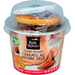 Ker Ronan Crème dessert caramel au beurre salé le pot de 120 g