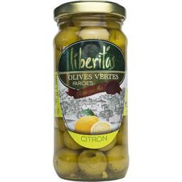 Liberitas Olives vertes farcies citron le bocal de 140 g net égoutté