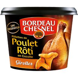 Bordeau Chesnel Rillettes de poulet rôti en cocotte girolles le pot de 200 g