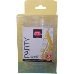 Home - Verrines mini coupelle plastique Party Home - Verrines mini coupelle plastique Party,DOMEDIA,le sachet de 12