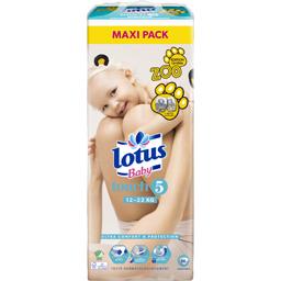 Lotus Baby Couches Touch taille 5, 12-22 kg le paquet de 56 couches - Maxi Pack