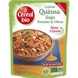 Céréal bio Quinoa soja tomates & olives BIO le sachet de 220 g