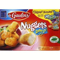 Nuggets de dinde, la boîte de 10 Nuggets de dinde, la boîte de 10,LE GAULOIS,x10 200g