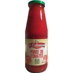 Le Cabanon Purée de tomates BIO le bocal de 680 g