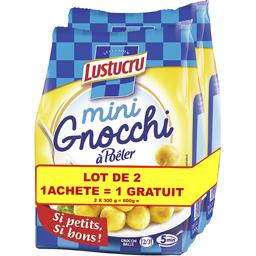 Pâtes fraîches mini Gnocchi à poêler Lustucru Sélection