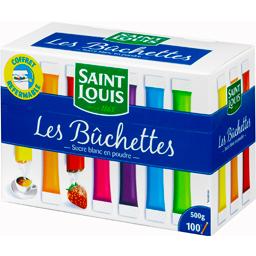 Sucre blanc Les Bûchettes en poudre Sucre blanc Les Bûchettes en poudre,SAINT LOUIS,la boite de 100 - 500 g
