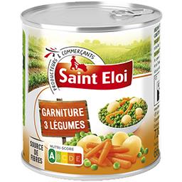 Saint Eloi Garniture 3 légumes le bocal de 430 g net égoutté