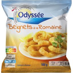 Calamars à la romaine, beignets préfrits, le paquet Calamars à la romaine, beignets préfrits, le paquet,ODYSSÉE,