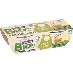 Bio Pommette Haricot vert BIO dès 4/6 mois les 2 pots de 120 g