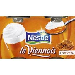 Le Viennois - Dessert lacté au caramel Le Viennois - Dessert lacté au caramel,NESTLE,les 4 pots de 100g