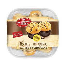 Brompton House Mini Muffins pépites de chocolat les 16 muffins de 25 g