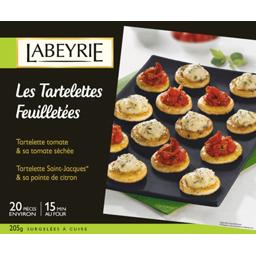 Les tartelettes feuilletées tomate et St Jacques, la boite de 20 - 205 g Les tartelettes feuilletées tomate et St Jacques, la boite de 20 - 205 g,LABEYRIE,la boite de 20 - 205 g
