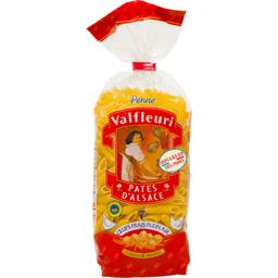 Penne, pâtes d'Alsace aux œufs frais, fines et savoureuses Penne, pâtes d'Alsace aux œufs frais, fines et savoureuses,VALFLEURI,le paquet de 250g