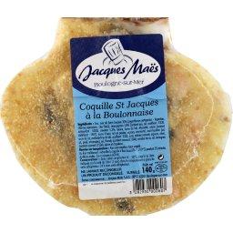 Coquille St Jacques à la Boulonnaise Coquille St Jacques à la Boulonnaise,JACQUES MAES,la coquille de 140 g