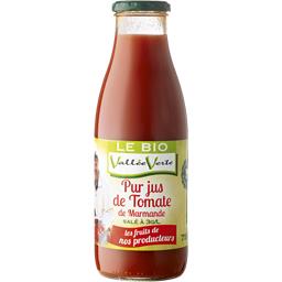 Vallée Verte Pur jus de tomate de Marmande BIO la bouteille de 75 cl