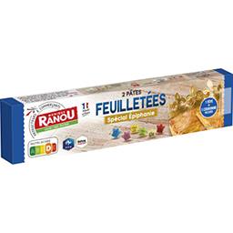 Pâte feuilletée, lot spécial Epiphanie Pâte feuilletée, lot spécial Epiphanie,MONIQUE RANOU,les 2 pâtes de 230g