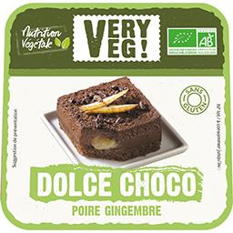 Very Veg Dessert Dolce Choco poire gingembre BIO la boite de 110 g