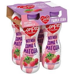 Iogurte magro líquido corpos danone framboesa e matc...