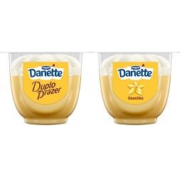 Sobremesa Danette duplo prazer baunilha